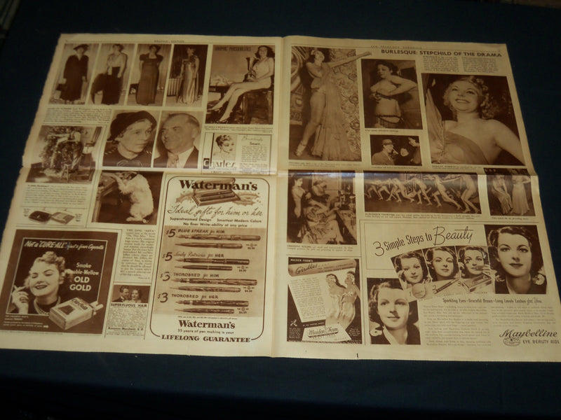 1938 DEC 4 SAN FRANCISCO CHRONICLE ROTO SECTION - CHRISTMAS SHOPPING - NP 5093