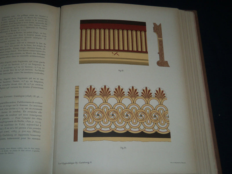 1912 LA GLYPTOTHEQUE NY-CARLSBERG VOLUME BY CARL JACOBSEN - FRENCH - Z 87