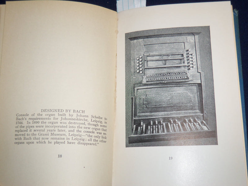 1935 BACH'S LIFE AS HE LIVED IT HARDCOVER BOOK BY T. SCOTT BUHRMAN - KD 1378P