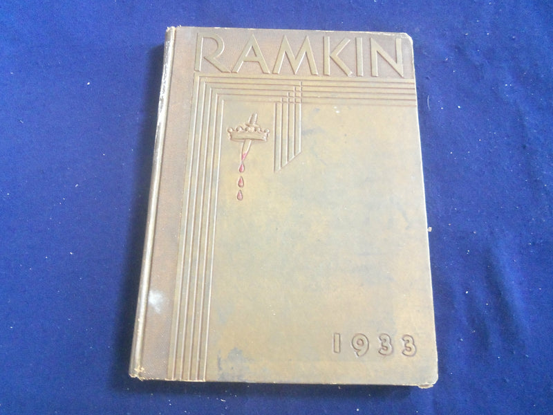 1933 THE RAMKIN FORDHAM PREPARATORY SCHOOL YEARBOOK - BRONX, NY - YB 2703