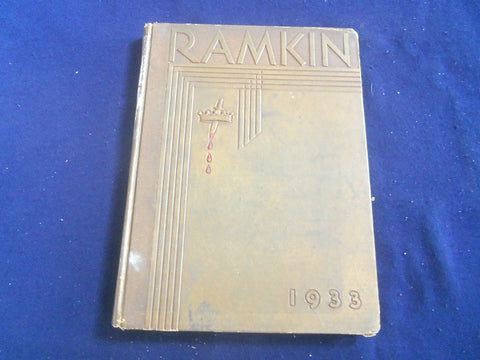 1933 THE RAMKIN FORDHAM PREPARATORY SCHOOL YEARBOOK - BRONX, NY - YB 2703