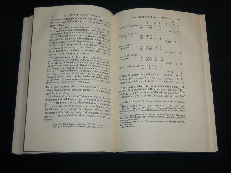 1965 RELIGION IN THE INDUSTRIAL REVOLUTION IN SOUTH WALES BOOK - KD 7236