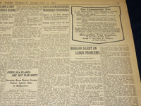 1915 FEBRUARY 2 NEW YORK TIMES - MORGAN SILENT ON LABOR PROBLEMS - NT 7763