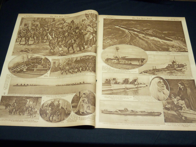 1918 DECEMBER 22 NEW YORK TIMES PICTURE SECTION - SOLDIERS COME HOME - NT 8816