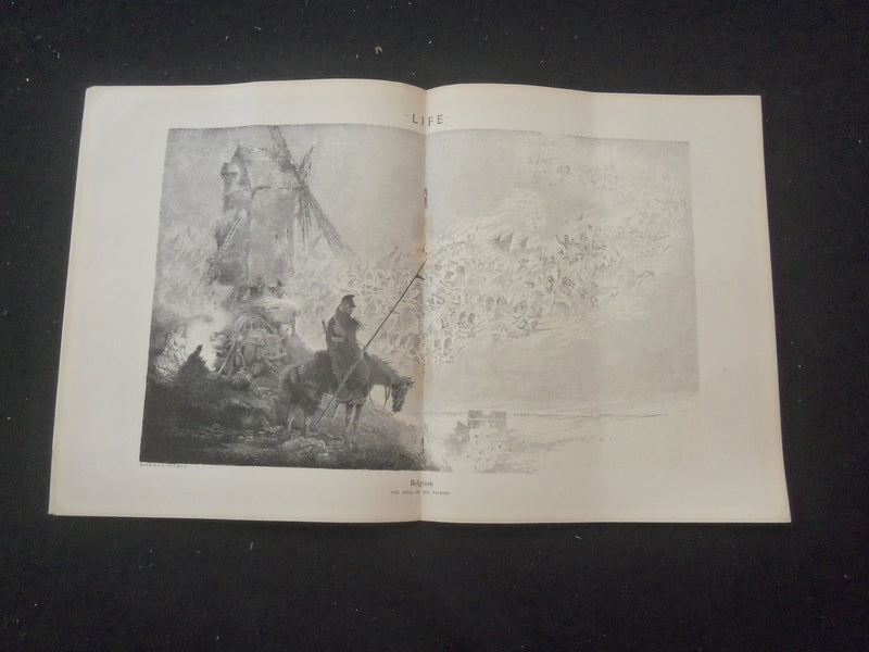 1915 APRIL 15 LIFE MAGAZINE - SPRING SOWING - L 761C