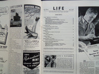 1942 JULY 27 LIFE MAGAZINE - ATLANTIC CONVOY - L 297