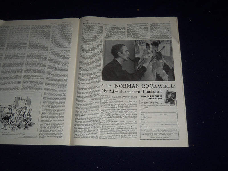 1960 JULY 2 THE SATURDAY EVENING POST MAGAZINE - ILLUSTRATED COVER - SP 5727