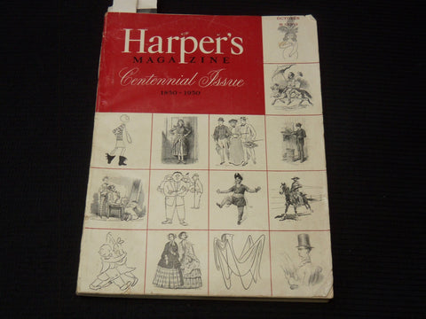1950 OCTOBER HARPER'S MAGAZINE - CENTENNIAL ISSUE 1850-1950 - K 2143