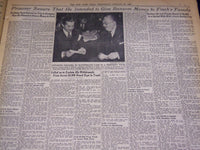 1935 JAN 30 NEW YORK TIMES - HAUPTMANN LETTERS DISCREDIT STORY ON FISCH- NT 1947
