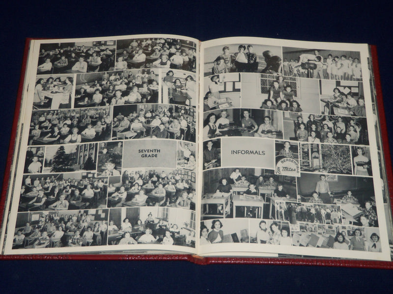 1954 CROSS ROADS BERGENFIELD HIGH SCHOOL YEARBOOK - NEW JERSEY - YB 466E