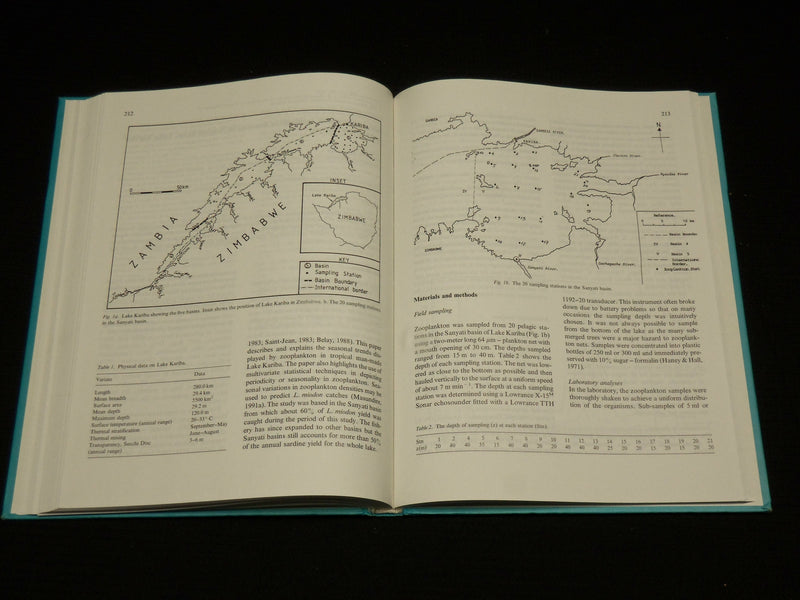 1994 ECOLOGY OF TROPICAL ZOOPLANKTON HARDCOVER BOOK BY H. J. DUMONT - KD 7390
