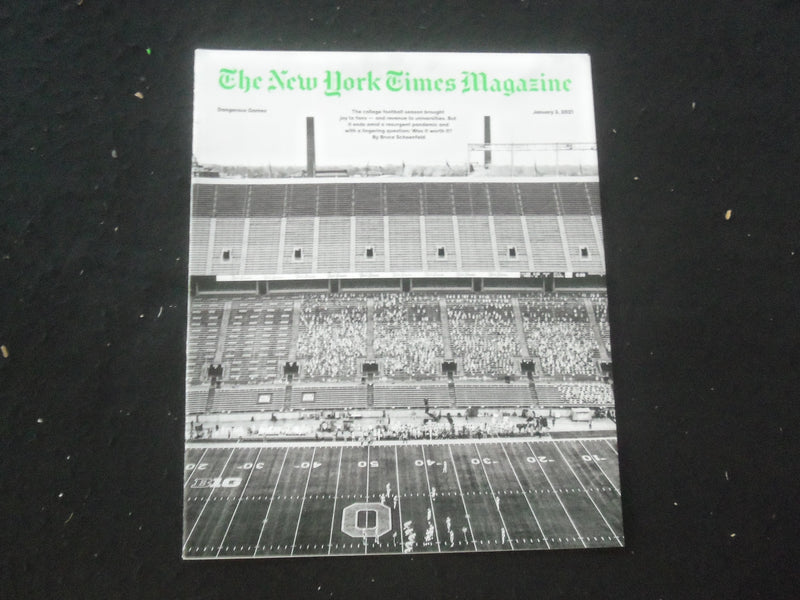 2021 JANUARY 3 THE NEW YORK TIMES MAGAZINE - DANGEROUS GAMES - SP 8010L