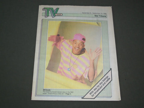 1990 SEPTEMBER 9-15 MINNEAPOLIS STAR AND TRIBUNE MAGAZINE - WILL SMITH - SP 9792