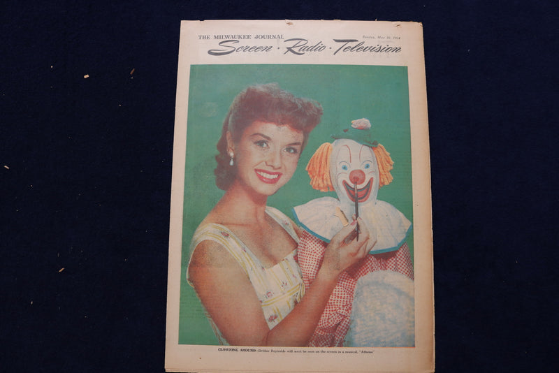 1954 MAY 30 SCREEN RADIO TELEVISION MAGAZINE - DEBBIE REYNOLDS COVER - E 23110
