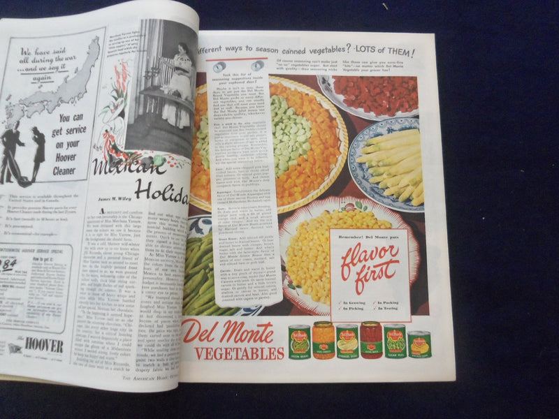 1945 OCTOBER THE AMERICAN HOME MAGAZINE -ELIZABETH TAYLOR, JR. FIREMEN- SP 6118O