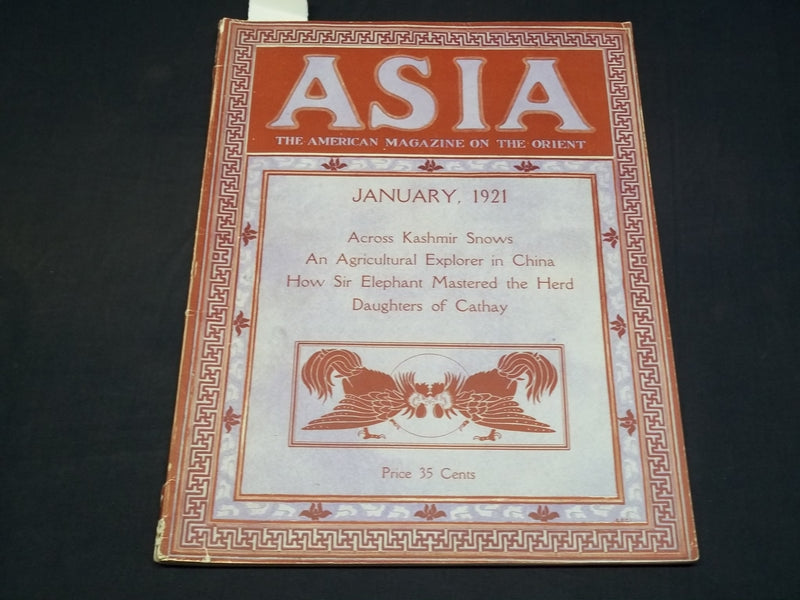 1921 JANUARY ASIA MAGAZINE - JERUSALEM - CHINA - ST 6161