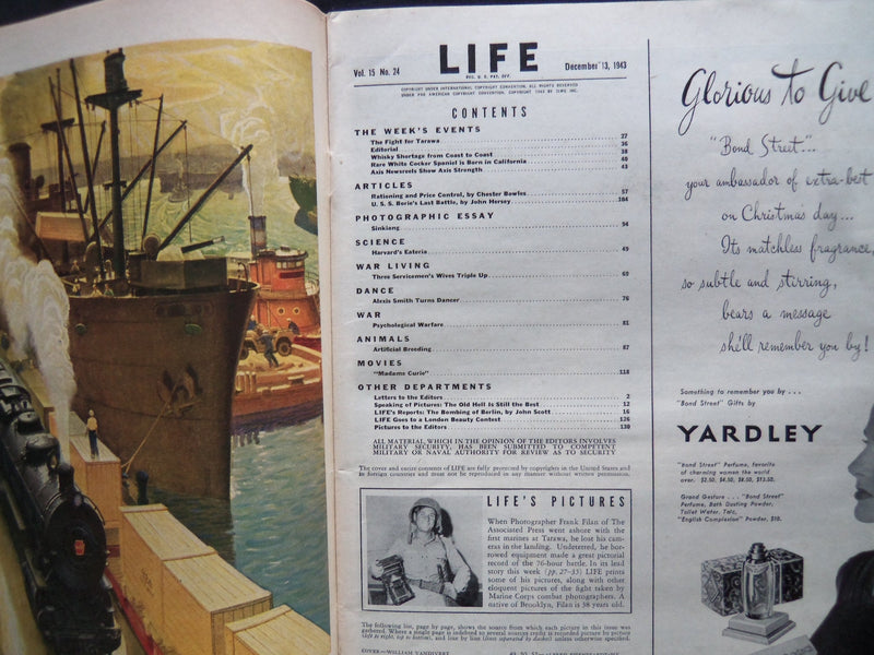 1943 DECEMBER 13 LIFE MAGAZINE - CHINESE MUSLIM CITIZEN OF SINKIANG - L 369