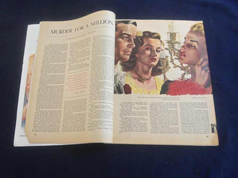 1943 APRIL WOMAN'S HOME COMPANION MAGAZINE - CLARENCE KELLAND NOVEL - ST 1115B