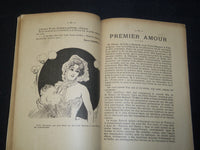 1907 ALMANACH DU FIN DE SIECLE BOOK - FRENCH - NICE ILLUSTRATIONS - J 5478