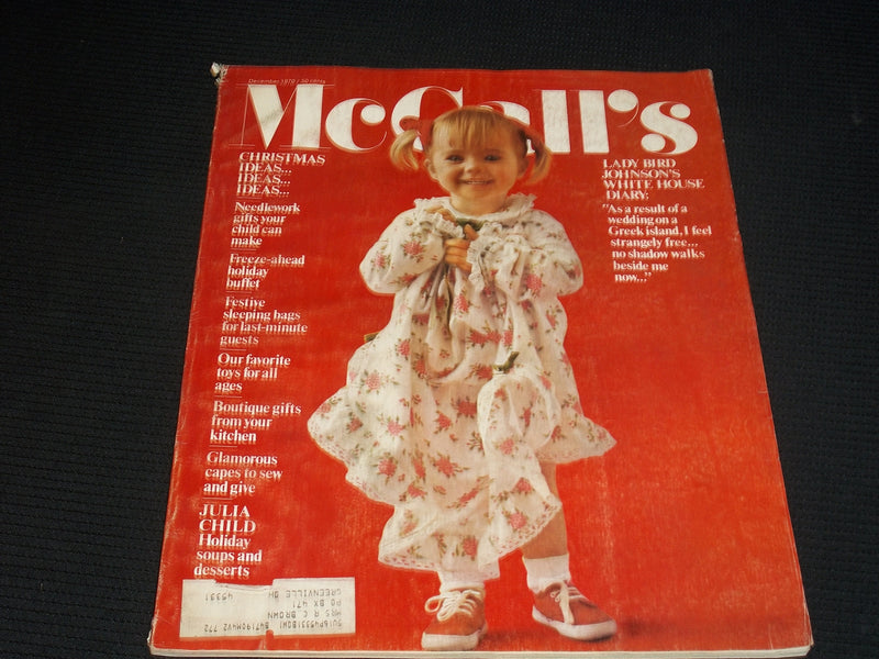 1970 DECEMBER MCCALL'S MAGAZINE - NICE COLOR COVERS & ADS - E 1126