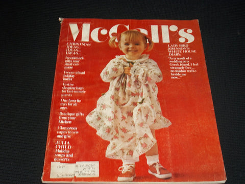 1970 DECEMBER MCCALL'S MAGAZINE - NICE COLOR COVERS & ADS - E 1126