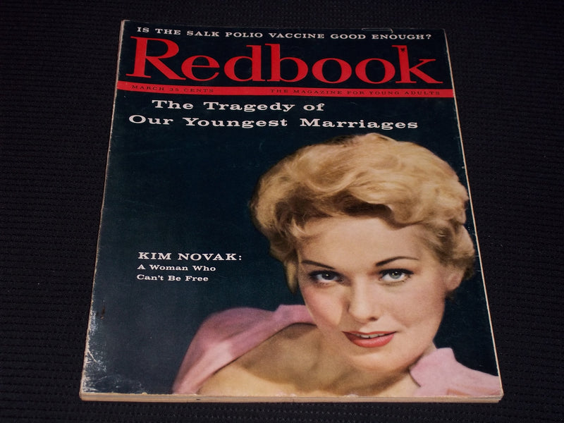 1959 MARCH REDBOOK MAGAZINE - KIM NOVAK FRONT COVER - E 13985