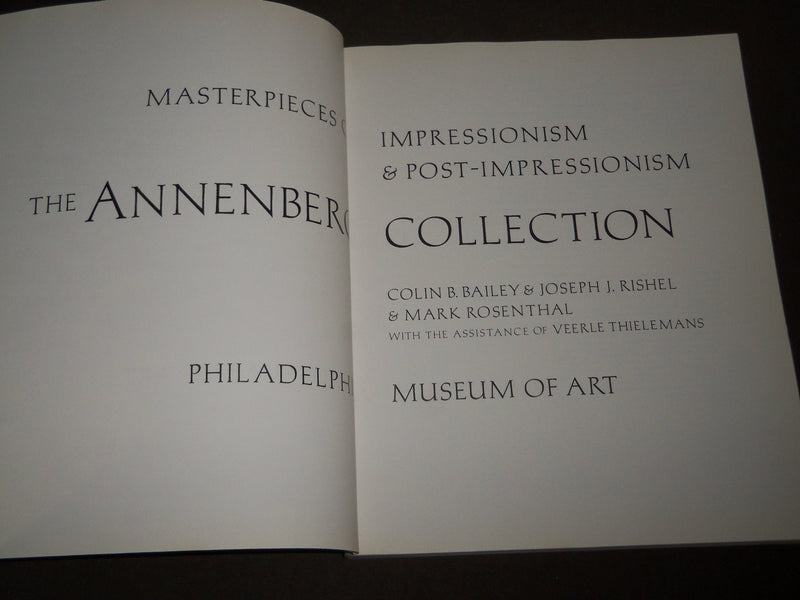 1989 MASTERPIECES OF IMPRESSIONISM - THE ANNENBERG COLLECTION CATALOG - KD 5063