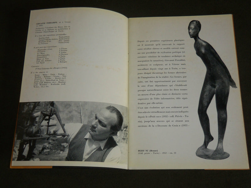 1958 JUNE 6-21 FERRABINI GALERIE SIMONE BADINIER FRENCH CATALOGUE - J 7118