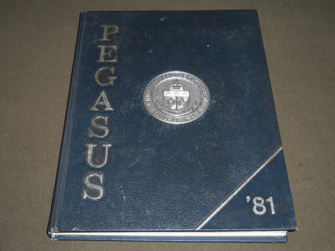 1981 PEGASUS CHRISTIAN BROTHERS ACADEMY YEARBOOK - LINCROFT NEW JERSEY - YB 1010