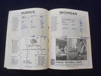 1976 JAN 24 COLLEGE BASKETBALL PROGRAM- PURDUE UNIV VS. UNIV MICHIGAN - SP 1533Q