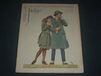 1921 JANUARY 8 JUDGE MAGAZINE - COVER BY JAMES MONTGOMERY FLAGG - DADDY - B 6139