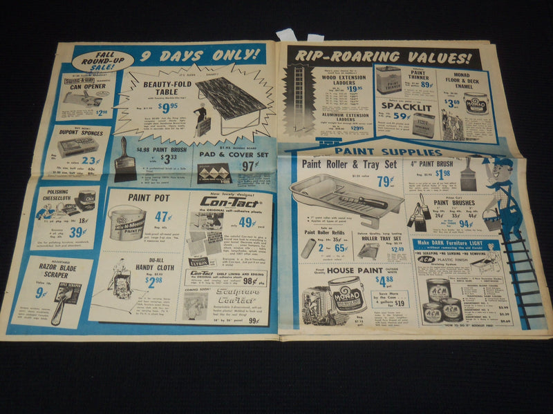 1958 HIGGANUM HARDWARE FALL ROUND-UP SALES BROCHURE - CONNECTICUT - K 2137