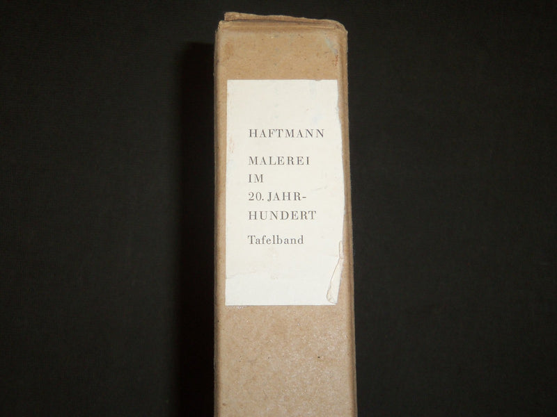 1955 MALEREI IM 20 JAHRHUNDERT BOOK BY WERNER HAFTMANN W/ SLIPCASE - KD 3033
