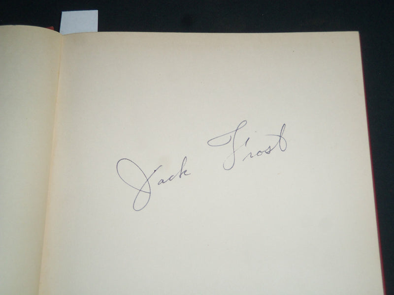 1940 HARVARD & CAMBRIDGE A SKETCH BOOK AUTOGRAPHED BY JACK FROST - KD 5470