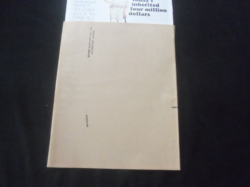 1961 NOVEMBER ESQUIRE MAGAZINE - IN JACKET - GREAT COVER, PHOTOS AND ADS - F 860