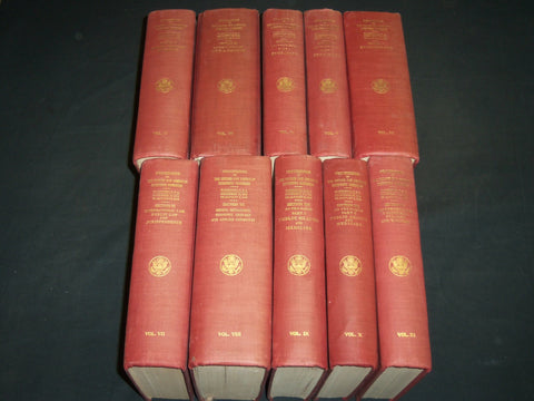 1915-1916 PAN AMERICAN SCIENTIFIC CONGRESS PROCEEDINGS VOLUME LOT OF 10 - KD 5L