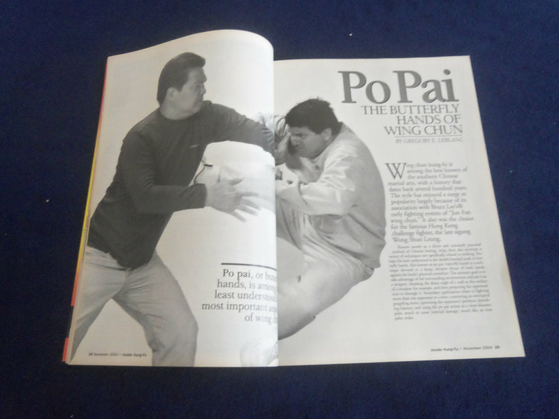 2004 NOVEMBER INSIDE KUNG FU MAGAZINE - CHUCK NORRIS COVER - F 375P