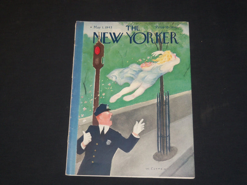 1943 MAY 1 THE NEW YORKER MAGAZINE - ILLUSTRATED COVER - NY 61