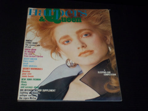 1985 FEBRUARY HARPERS & QUEEN MAGAZINE - NICE FASHION FRONT COVER - E 5599