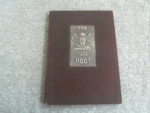 1929 THE HOOT PARK RIDGE HIGH SCHOOL YEARBOOK - PARK RIDGE, NEW JERSEY - YB 2895