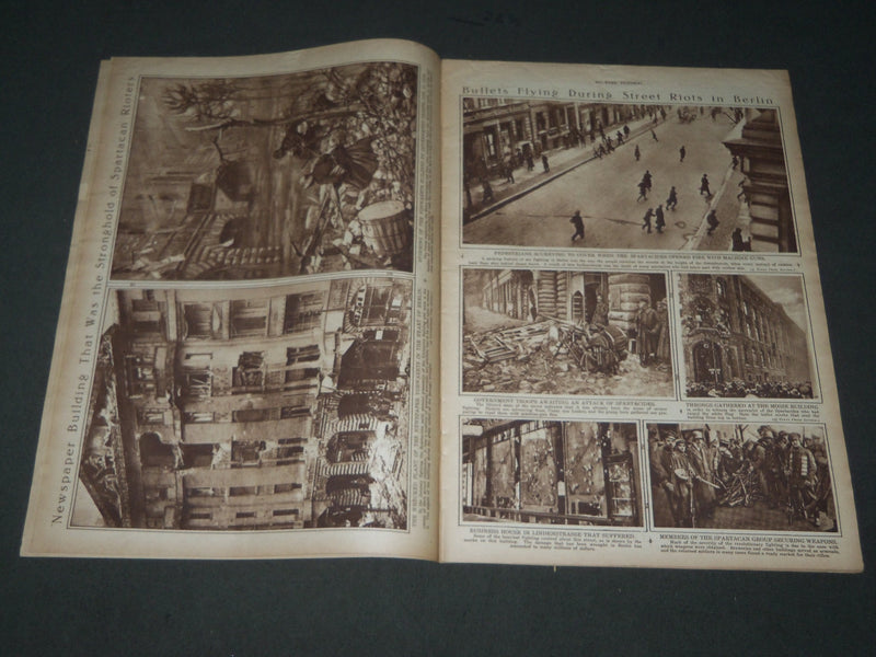 1919 MARCH 27 MID-WEEK PICTORIAL MAGAZINE SECTION -CIVIL WAR IN GERMANY- NP 2854
