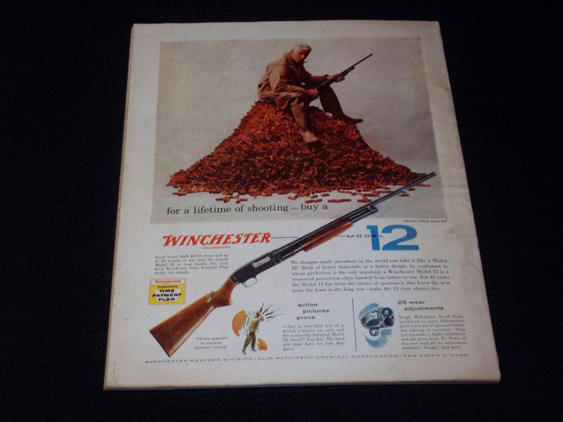 1957 SEPTEMBER ARGOSY MAGAZINE - HAMMERLI FREE PISTOL FRONT COVER - E 5308