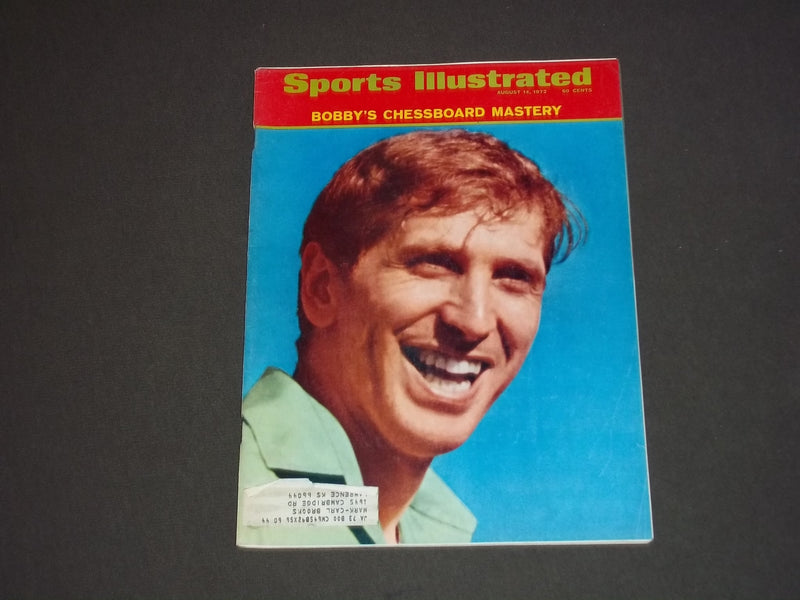 1972 AUGUST 14 SPORTS ILLUSTRATED MAGAZINE - BOBBY FISCHER COVER - SP 9059