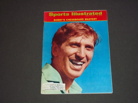1972 AUGUST 14 SPORTS ILLUSTRATED MAGAZINE - BOBBY FISCHER COVER - SP 9059