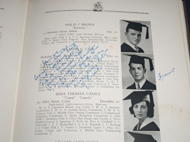 1936-1937 STATE TEACHERS COLLEGE SALEM YEARBOOK LOT OF 2 - THE CLIPPER - YB 711