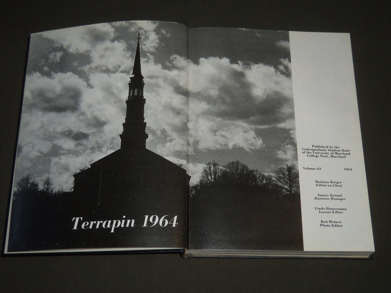 1964 TERRAPIN UNIVERSITY OF MARYLAND COLLEGE YEARBOOK - GREAT PHOTOS - YB 1167