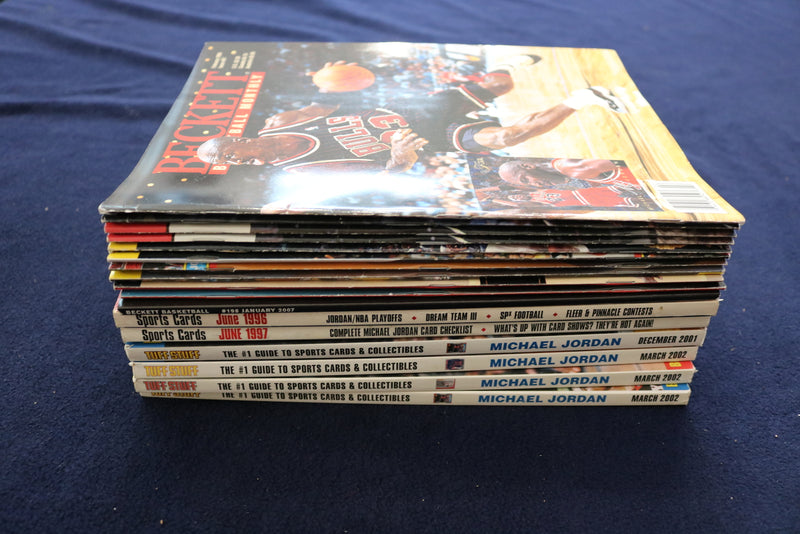 1996-2007 MICHAEL JORDAN BASKETABLL COVER MAGAZINES - LOT OF 17 - O 3579