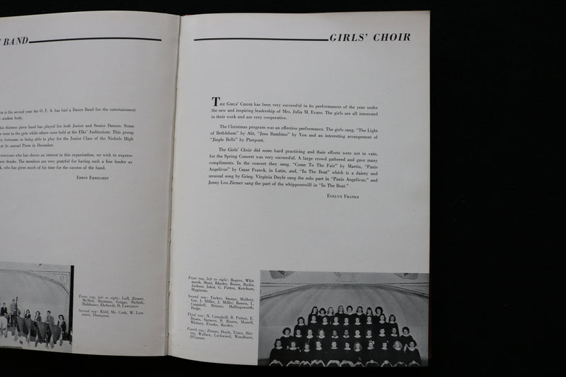 1945 TOM TOM OWEGO FREE ACADEMY YEARBOOK - OWEGO NEW YORK - HARDCOVER - YB 3481