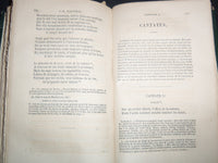 1852 OEUVRES LYRIQUES DE B. ROUSSEAU VOLUME BY M. E. MANUEL - KD 4815J