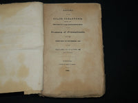 1834-1840 PENNSYLVANIA STATE TREASURER REPORTS LOT OF 4 - KD 6498